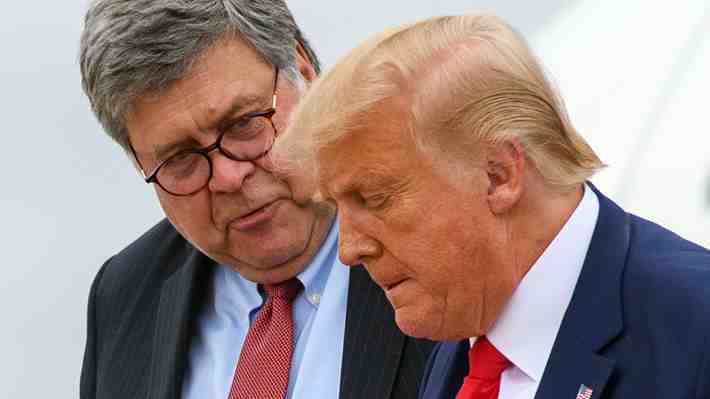 Fiscal general anuncia que no encontró pruebas respecto de denuncia de Trump sobre fraude electoral