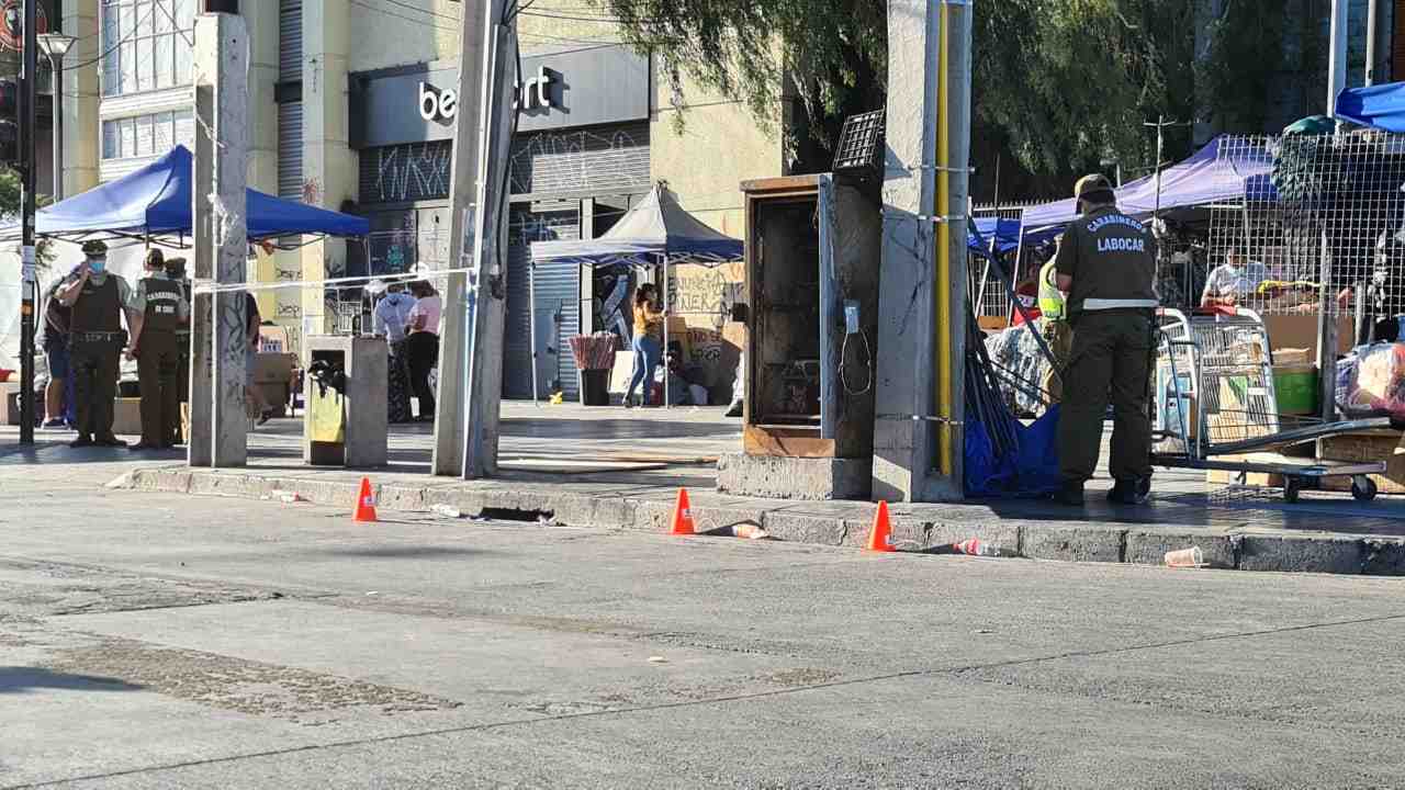 Balacera en Plaza de Maipú deja una mujer fallecida y otras cuatro personas heridas