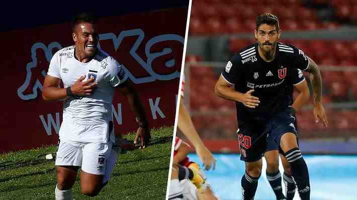 Paredes vuelve a ser citado y los azules con novedades: Cómo formarían Colo Colo y la U en sus duelos de este miércoles