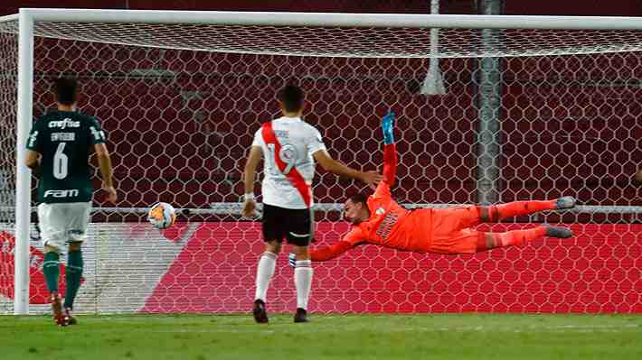 River fue vapuleado por Palmeiras en semis de la Libertadores: Mira los goles y la descalificadora patada que hubo