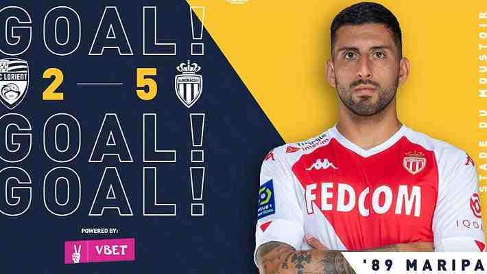 Mira el gol de Maripán en la goleada del Mónaco