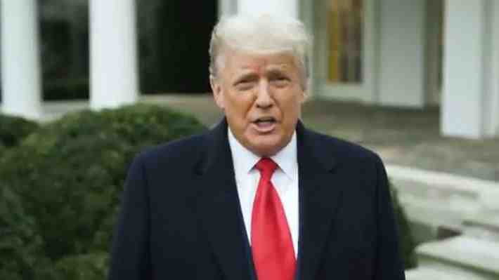 Trump pide a sus seguidores que dejen el Capitolio y mantiene acusaciones de fraude electoral