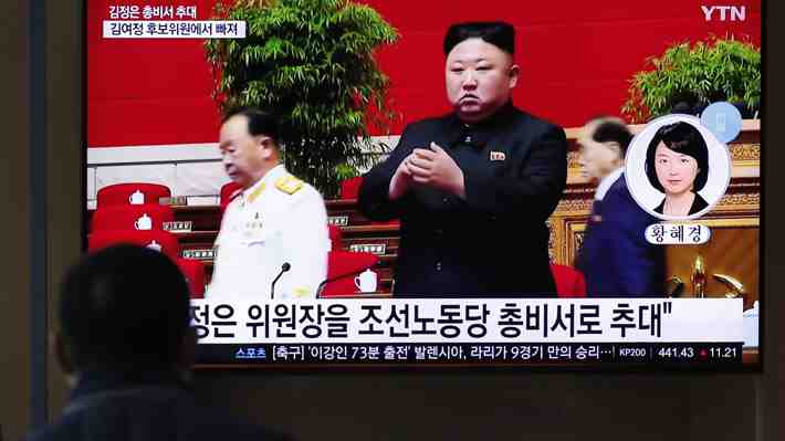 Kim Jong Un, nombrado secretario general del partido en el poder en Corea del Norte