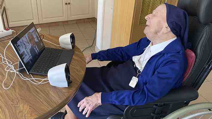 Francesa que sería la mujer más longeva de Europa cumplió 117 años: Tuvo covid-19 en enero y no se dio cuenta