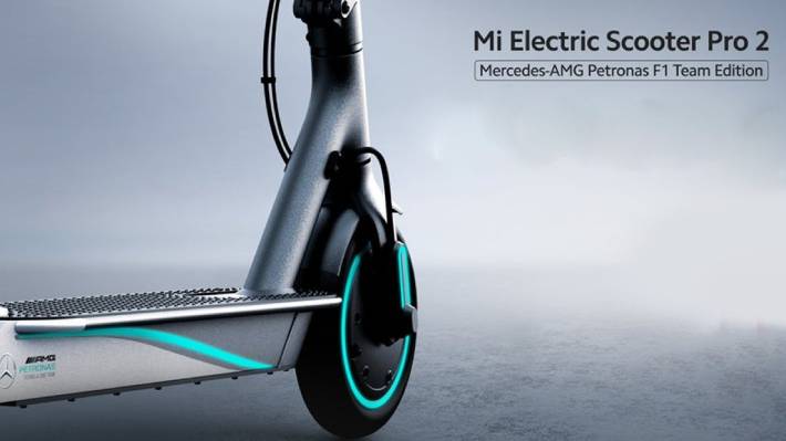Xiaomi presenta un patinete eléctrico inspirado en el equipo Mercedes de F1