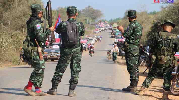 Mueren dos personas en Myanmar por disparos de la policía durante protesta