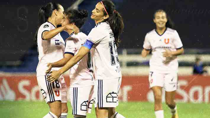 La U goleó 5-0 a Libertad Limpeño por la Libertadores Femenina y se clasificó a cuartos de final: Revisa los goles