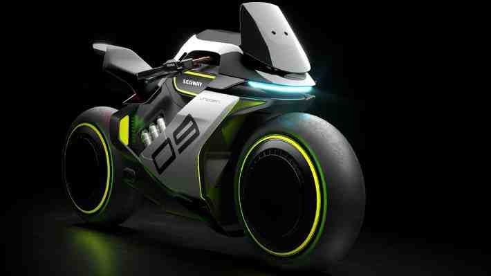 Segway presenta una futurista motocicleta eléctrica impulsada por hidrógeno