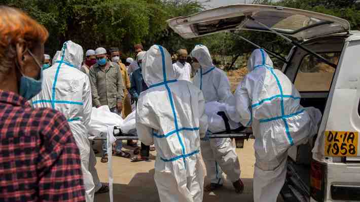 India supera los 200.000 muertos por covid-19 y registra récord de más de 360 mil casos nuevos