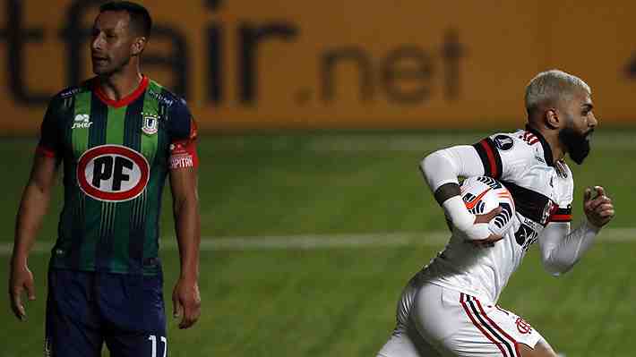 La Calera no pudo aguantar la ventaja de dos goles, empató con Flamengo y sigue último en su grupo de la Libertadores