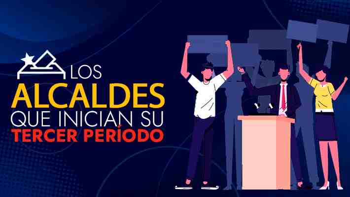 Jadue, Carter y Codina entre ellos: Los 69 alcaldes reelectos que deberán dejar sus cargos en 2024 al finalizar su tercer mandato