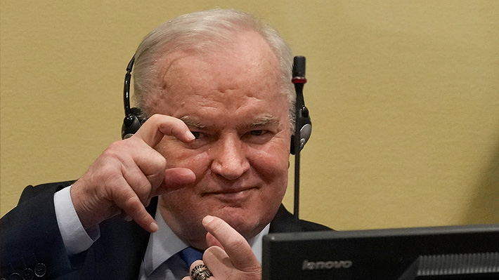 Justicia internacional ratifica cadena perpetua por genocidio para Ratko  Mladic, el "Carnicero de los Balcanes" | Emol.com