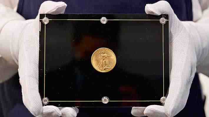 Moneda de oro fue subastada por US$ 18,9 millones y se convirtió en la más cara del mundo