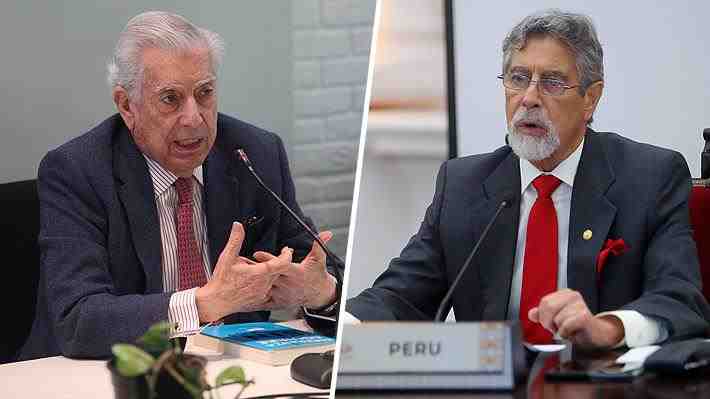 Llamada de Sagasti a Vargas Llosa causa polémica en Perú por una posible "intromisión" del Presidente en las elecciones