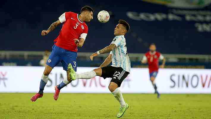 Video: La espectacular salida de Maripán eludiendo a Messi en el Chile-Argentina