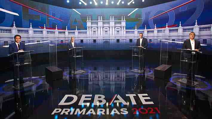 Debate de las primarias de Chile Vamos lideró rating de la TV abierta en la noche del lunes