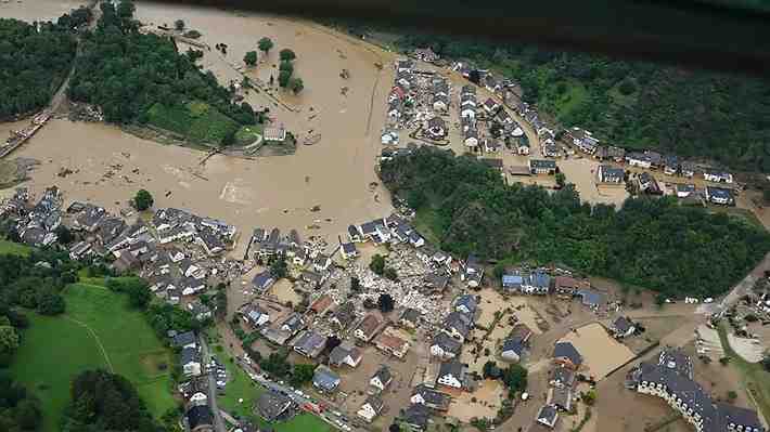 Galería: La destrucción e inundaciones que dejó el potente temporal en Alemania