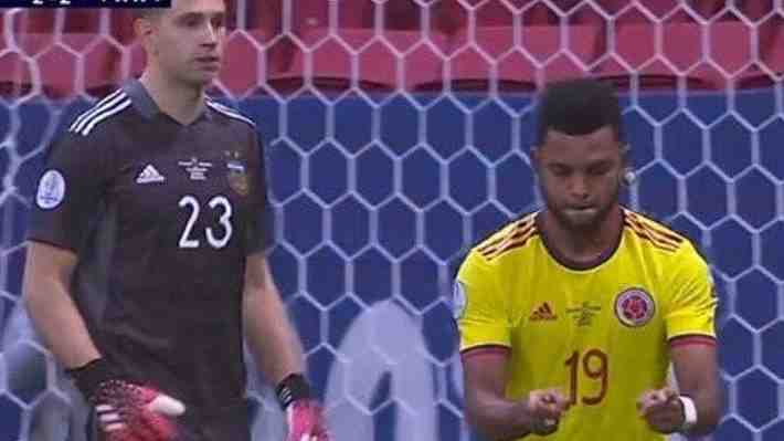 "Te voy a arrancar la cabeza": Figura colombiana dio detalles del tenso cruce con el argentino Martínez en los penales de Copa América