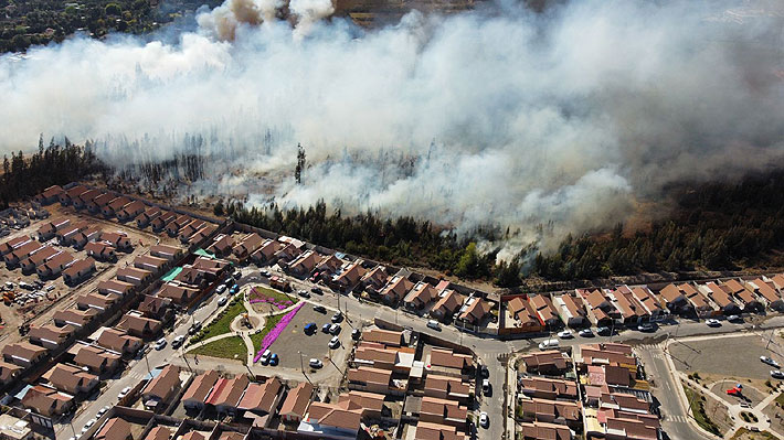 Onemi Decreta Alerta Roja En Ovalle Por Incendio Forestal Cercano A Sectores Poblados Ordenan 6863