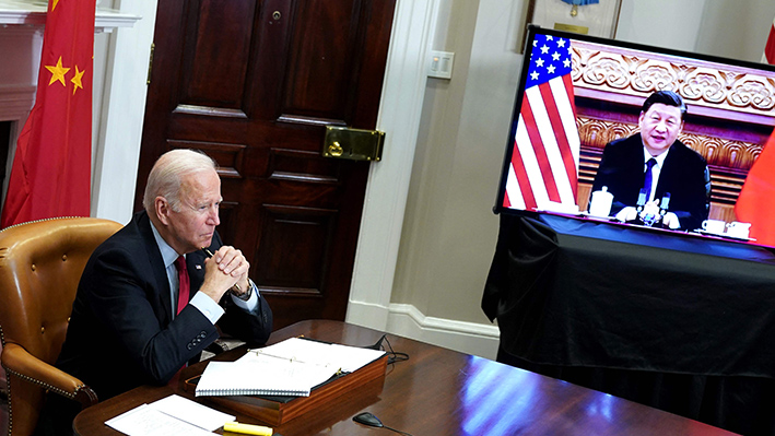 XI-BIDEN: Los cinco puntos clave que se tocaron en el encuentro virtual entre ambos presidentes