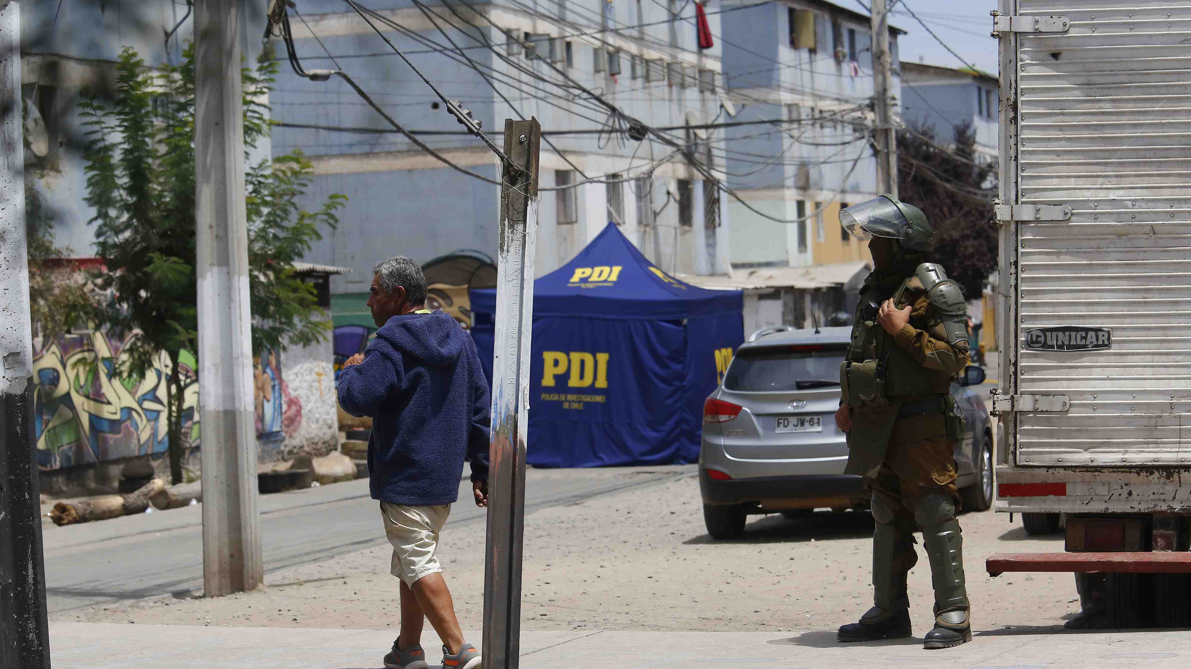 PDI investiga cuatro homicidios en la RM: Uno en Colina, otro en San Bernardo y uno doble en El Bosque