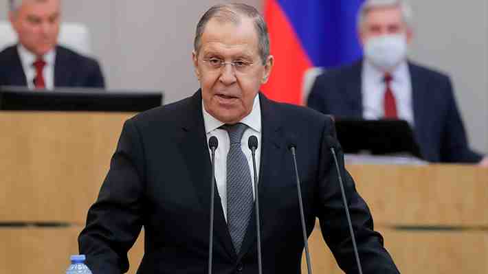 El ministro ruso de Exteriores dice que la OTAN quiere incluir a Ucrania en la alianza en medio de tensiones