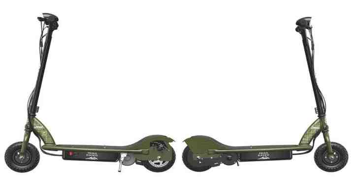 Jeep y Razor presentan su scooter eléctrico todoterreno