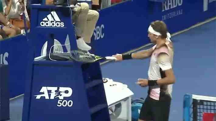 Escándalo total... Zverev es descalificado del ATP de Acapulco tras insultar y agredir con raquetazos al juez: Mira el momento