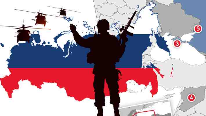 Las principales guerras en las que ha participado Rusia desde la caída de la Unión Soviética en 1991