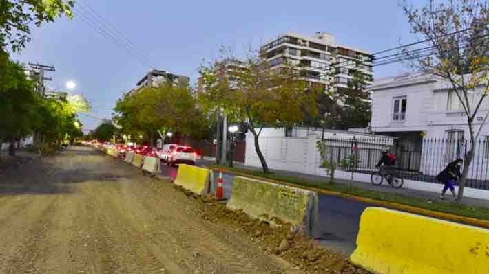 Obras en Eliodoro Yáñez tienen un 14% del avance y Matthei avisa: En marzo "vamos a tener mucha congestión"