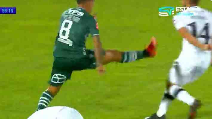 "¡La roja más clara de la historia!", "doble entrada brutal": En España hacen eco de agresión en duelo del fútbol chileno... Mira la jugada