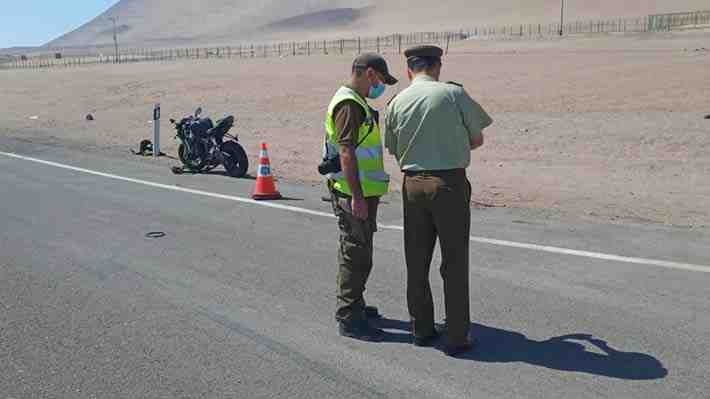 Carabinero está en riesgo vital tras ser atropellado por motociclista que intentó evadir control policial en Iquique