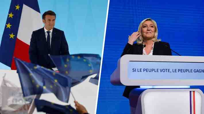 Elecciones en Francia: Macron agradece a electores tras pasar a segunda vuelta, pero advierte que "nada está decidido"
