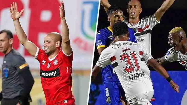 La Calera logró un triunfazo ante Banfield y es líder de su grupo en la Sudamericana, mientras Everton cayó en Sao Paulo: Mira los goles