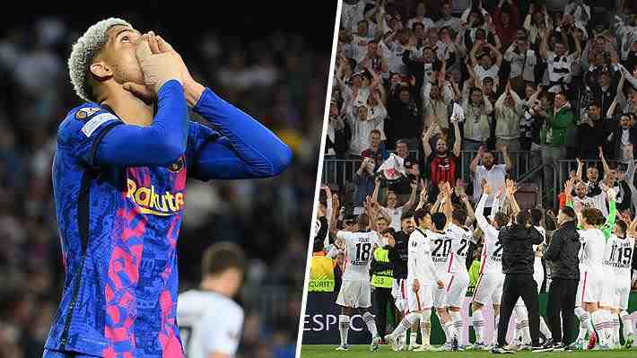 "Noche de vergüenza", "indignante": Mira las increíbles imágenes que causaron impacto en la eliminación del Barcelona de la Europa League