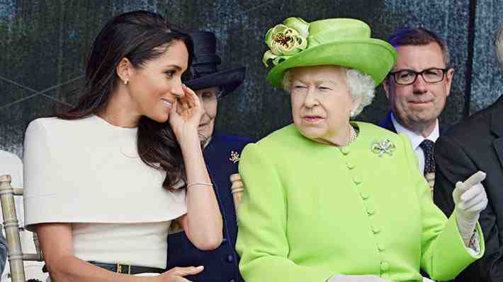 Harry y Meghan fueron invitados a los festejos por los 70 años del trono de la reina Isabel II