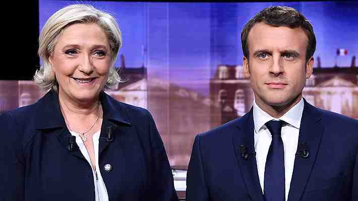 Emmanuel Macron y Marine Le Pen se enfrentan en crucial debate a 4 días de la elección en Francia