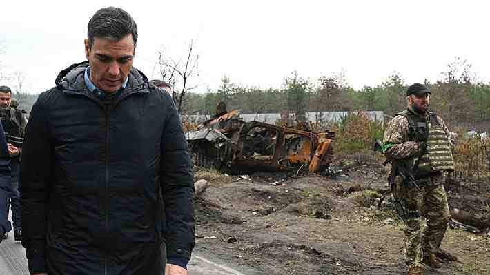 Pedro Sánchez visita Ucrania y anuncia el envío de más armamento para enfrentar la invasión rusa