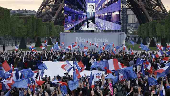 Balotaje en Francia: Proyecciones dan victoria a Macron, quien se convertiría en el primer presidente reelecto en 20 años