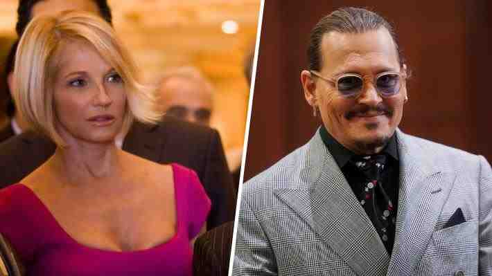Ellen Barkin, ex pareja de Johnny Depp, lo acusó en el juicio de ser "controlador", "celoso", vivir borracho y arrojarle una botella