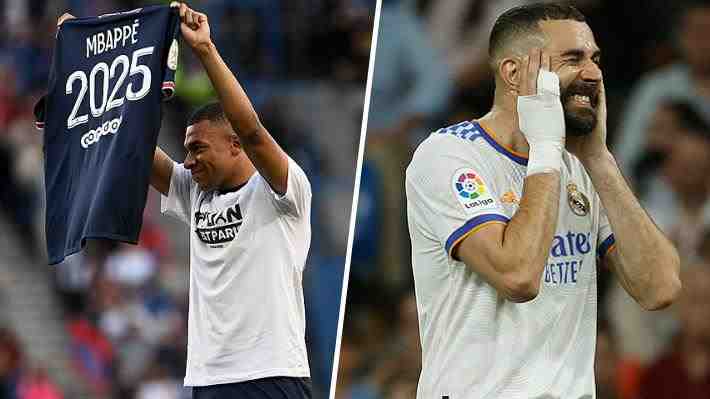 "Hace falta clase para jugar en el Madrid": Las reacciones tras la renovación de Mbappé por el PSG y el enigmático mensaje de Benzema
