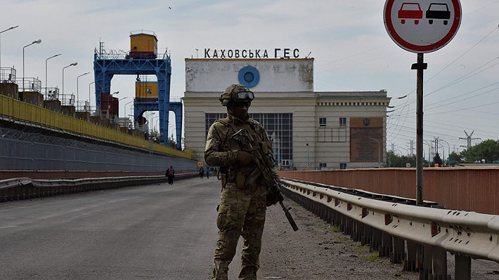 UCRANIA: Al interior de Kajovka, la estratégica represa ucraniana bajo control de Rusia