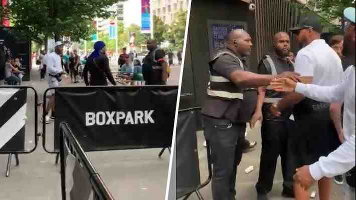Ex rival de Mike Tyson y campeón de boxeo que trabaja como guardia noquea a hombre en la calle y se hace viral... Mira las imágenes