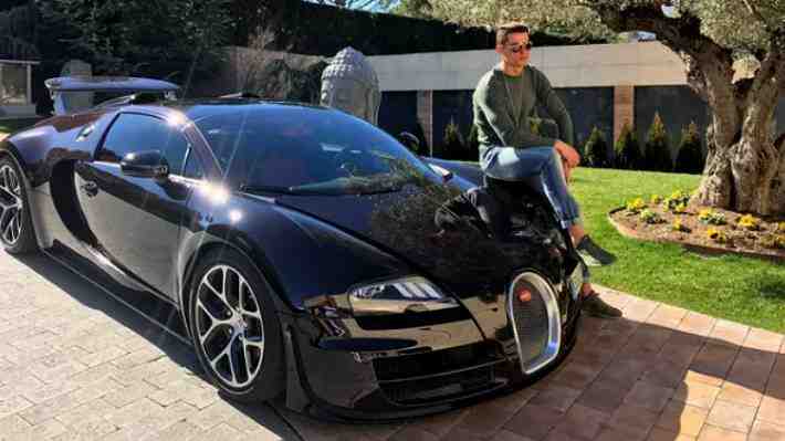 Empleado de Cristiano Ronaldo chocó su costoso Bugatti Veyron Grand Sport Vitesse