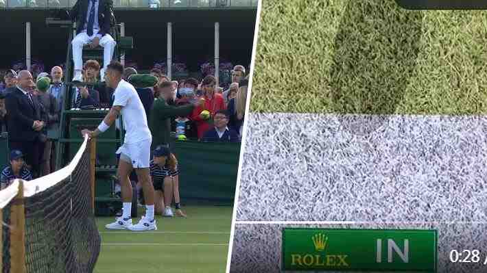 Tabilo celebró el triunfo, se despidió de su rival,  pero tuvo que volver a la cancha: Mira la surrealista situación que vivió en Wimbledon