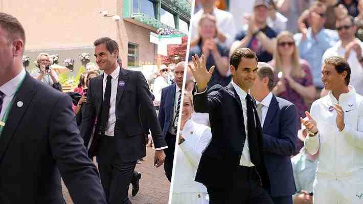 Federer revolucionó Wimbledon: Visitó All England y se llevó una tremenda ovación
