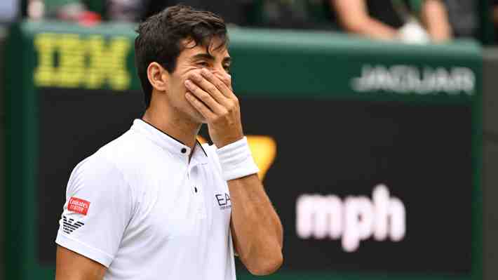 Garin no pudo con Kyrgios y su letal saque y se despide en unos históricos cuartos en Wimbledon