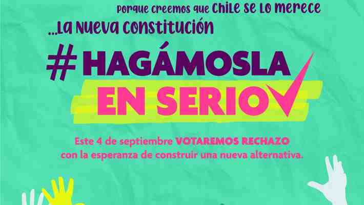 "#Hagámosla en serio": Desbordes lidera inscripción de movimiento para hacer campaña por el Rechazo