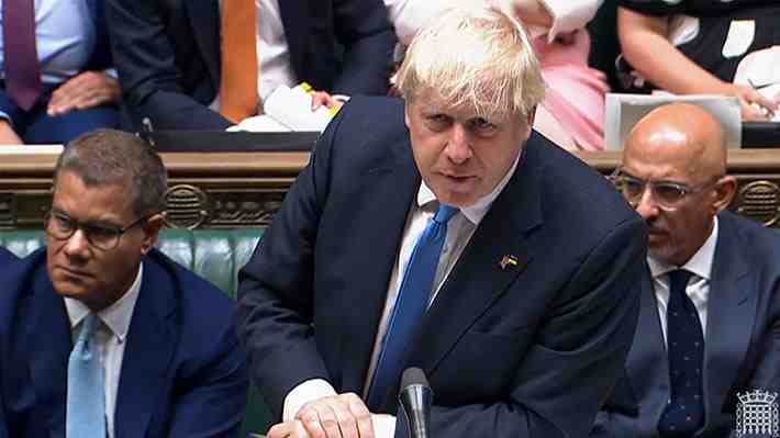 Boris Johnson se despide del Parlamento británico: "Hasta la vista, baby"