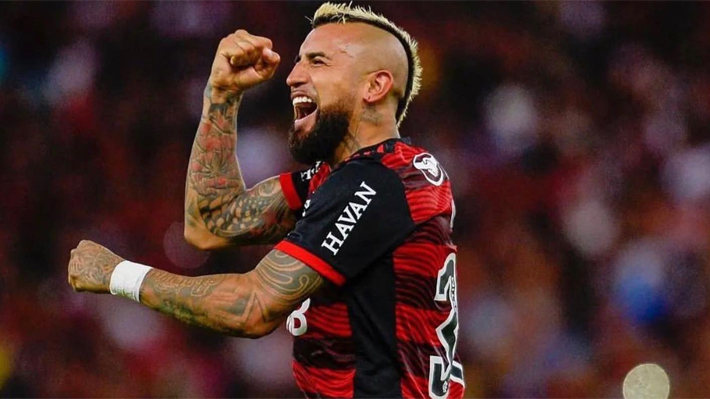 DT de Flamengo y prensa brasileña se rinden ante Vidal y el chileno habla tras su primer gol con el "Mengao": Revive el tanto | Emol.com